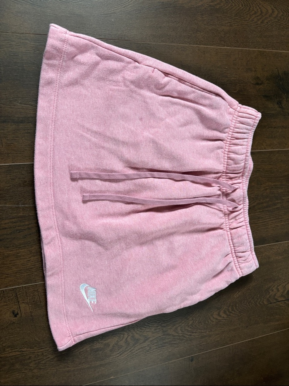 Nike Pink Terry Drawstring Skirt